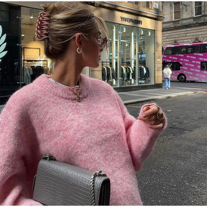 Damen Oversized Pullover Norvielle
