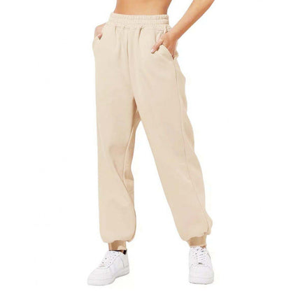 Damen Jogginghose Elastischer Bund Eingrifftaschen Norvielle