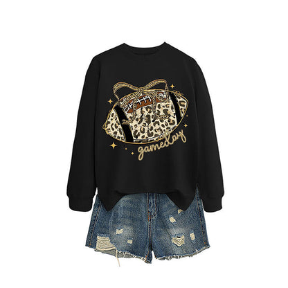 Damen Sweatshirt Sportmotiv Lässig Norvielle