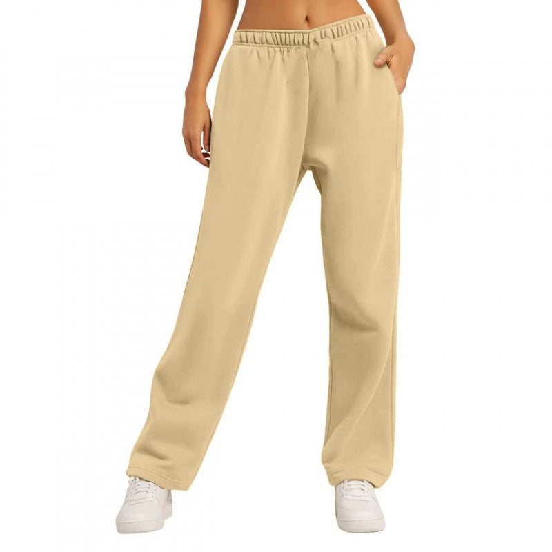 Damen Freizeithose Bequeme Passform Seitentaschen Norvielle