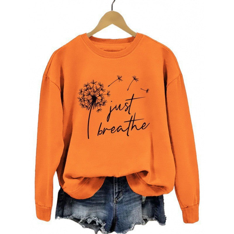 Damen Sweatshirt Pusteblumen-Motiv Norvielle