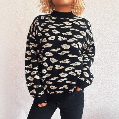 Damen Strickpullover Tiermuster Lässig Norvielle - Norvielle