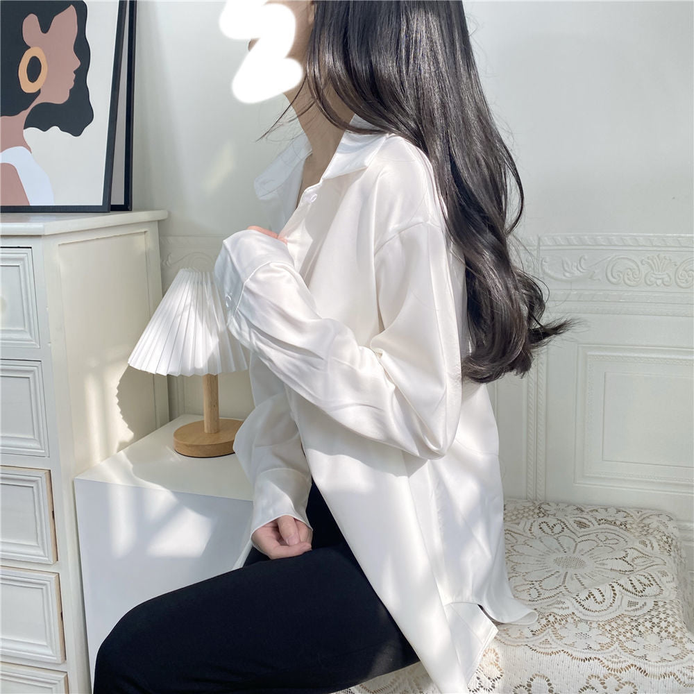 Damen Bluse aus Seide Elegantes Design