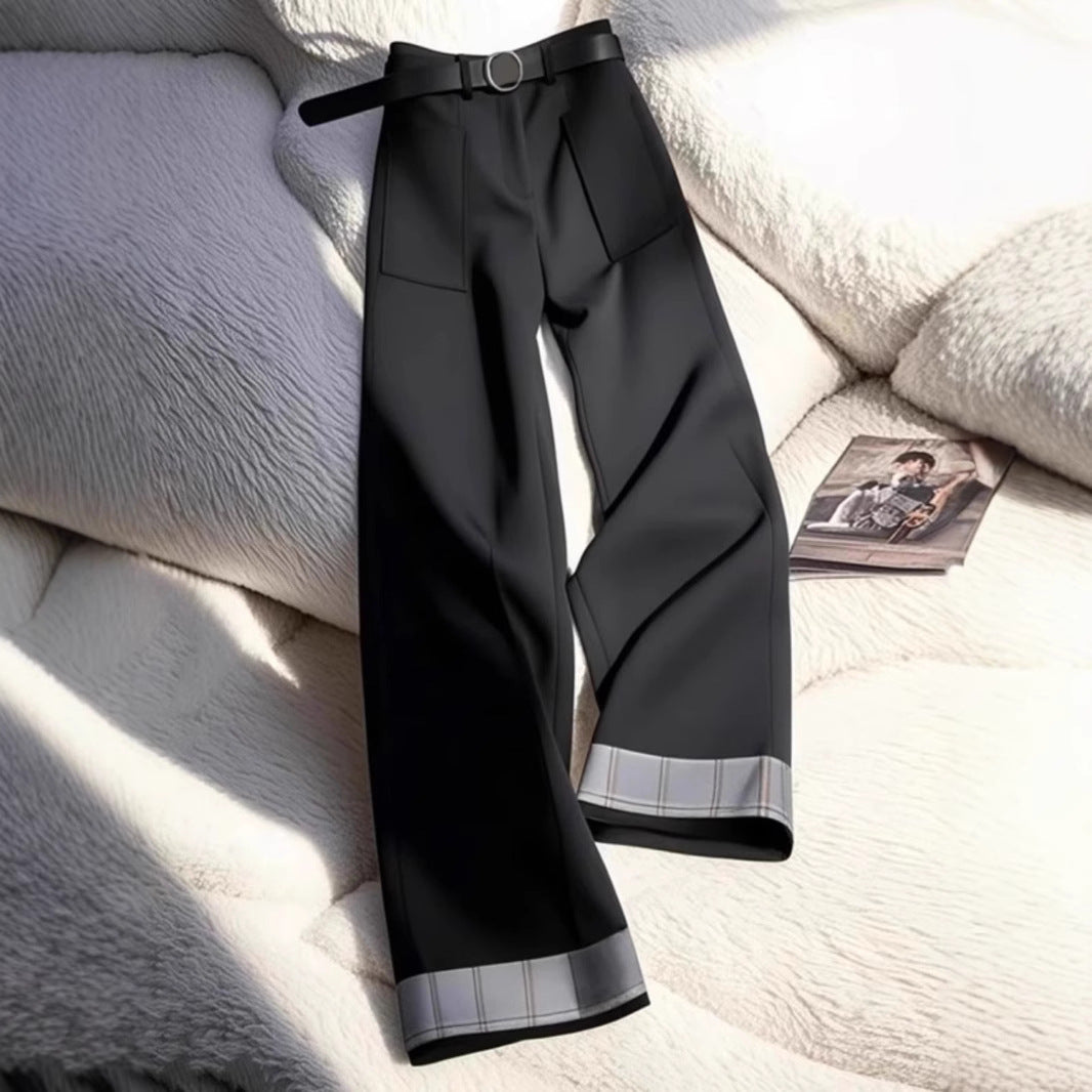 Damen Palazzohose Röhrenbund Elegantes Design