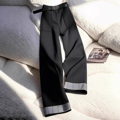 Damen Palazzohose Röhrenbund Elegantes Design