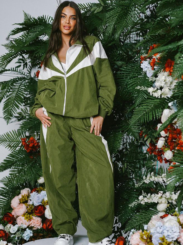 Damen Sport-Outfit Oberjacke und Hosen Norvielle Komfort
