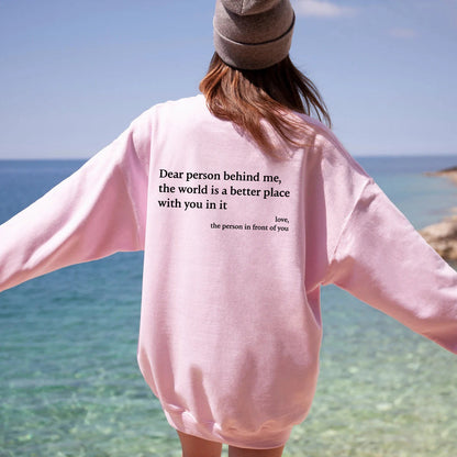 Damen Sweatshirt Inspirierendes Motiv Baumwolle Bequem Grau