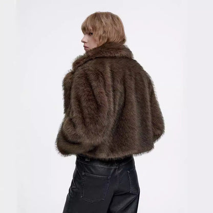 Damen Pelzjacke Elegante Norvielle