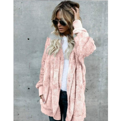Damen Fleecejacke Weiches Innenfutter Praktische Taschen Norvielle
