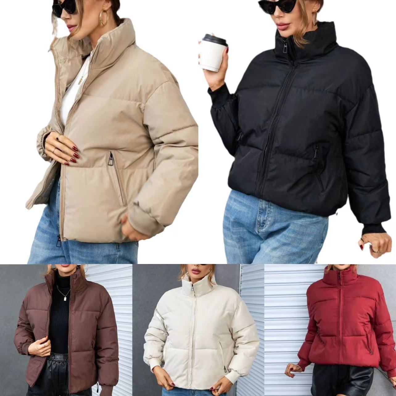 Damen Winterjacke Gesteppt Sportlich Hochkragen Norvielle - Norvielle