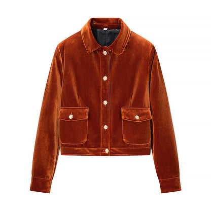 Damen Samtjacke Norvielle