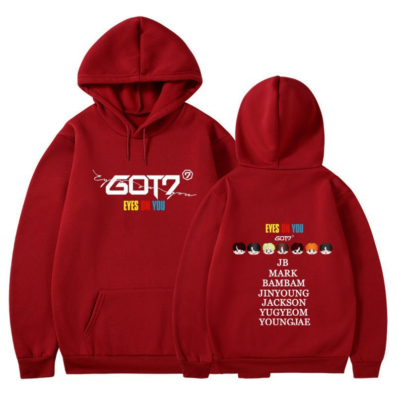 Damen Kapuzensweater GOT7 Design Bequem Norvielle