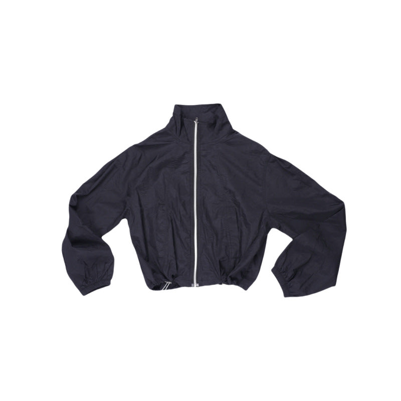 Damen Cropped Windjacke Norvielle Luftig