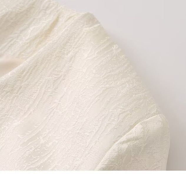 Damen Elegante Jacke Kunstleder Knotendetails
