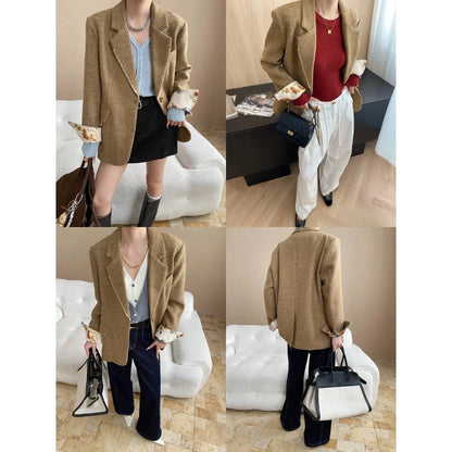 Damen Blazer Strukturiert Norvielle