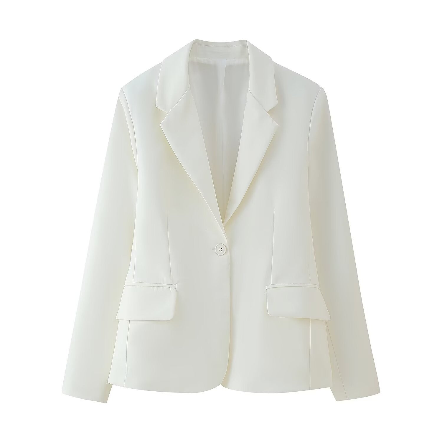 Damen Blazerjacke Elegant Schnitt Praktische Taschen Norvielle - Norvielle