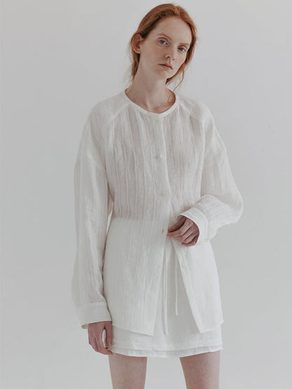Damen Longshirts Feine Struktur Norvielle