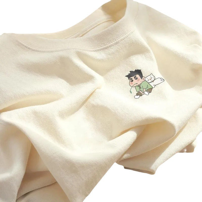 Damen Sweatshirt Cartoon-Motiv Norvielle