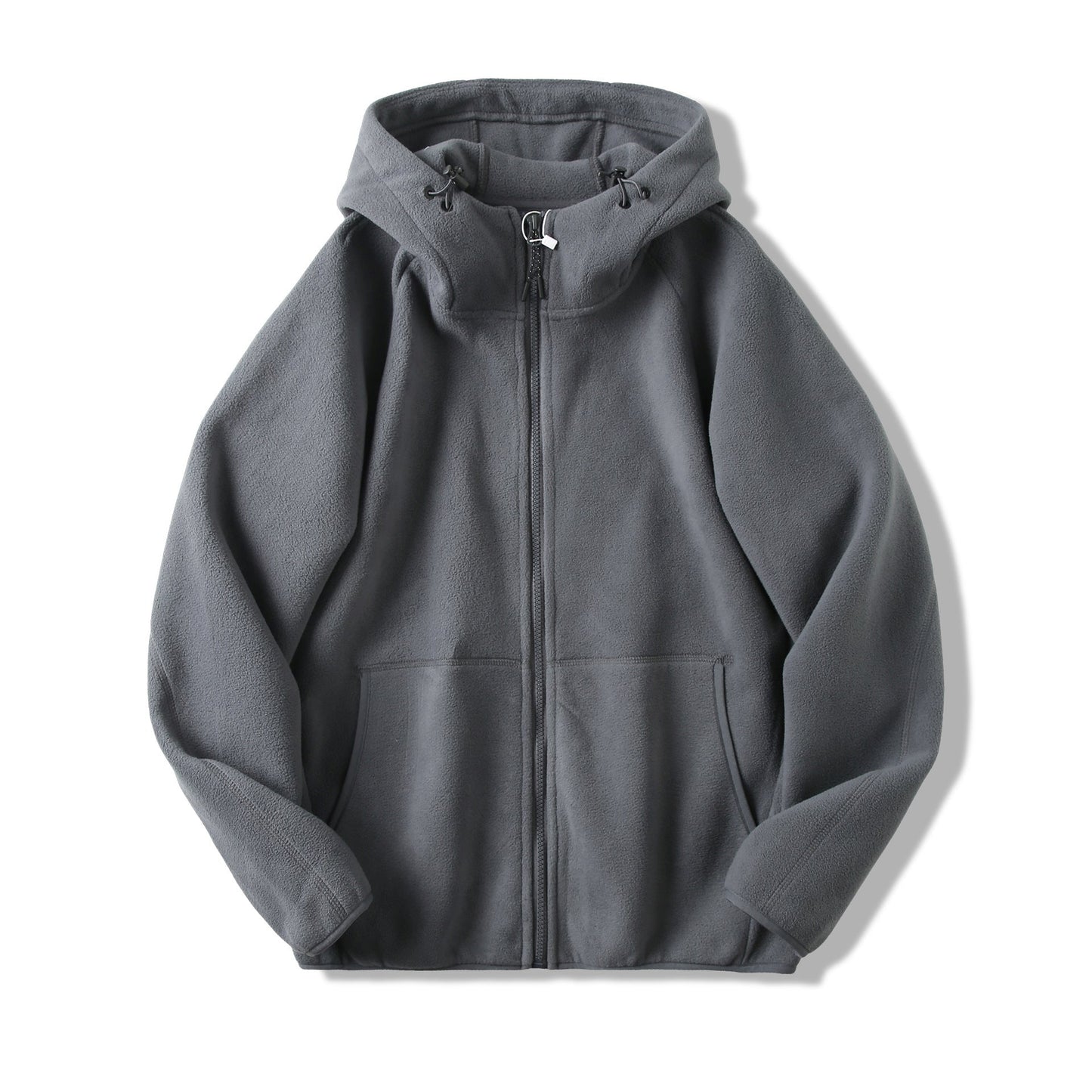 Damen Fleecejacke Kapuzenjacke mit Taschen Norvielle