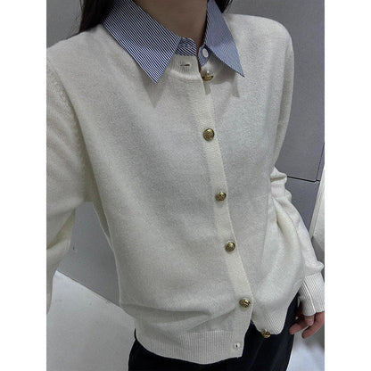 Damen Cardigan mit goldenen Knöpfen Norvielle