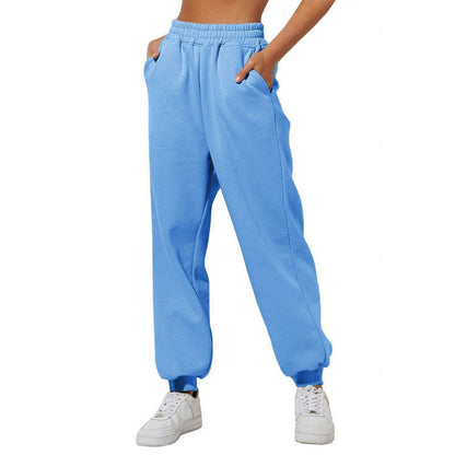 Damen Jogginghose Elastischer Bund Eingrifftaschen Norvielle