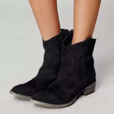 Damen Wildleder Stiefeletten