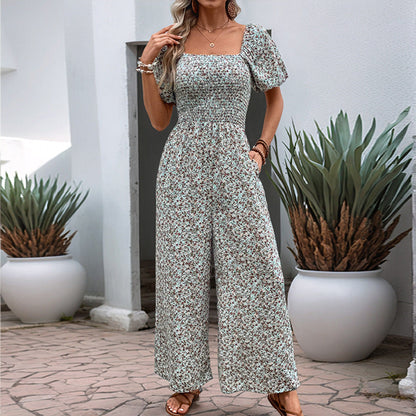 Damen Sommerkleid Rüschendetails Weites Bein Norvielle