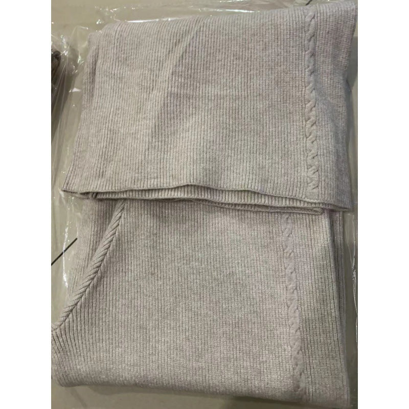 Damen Rippenstrickjacke Stehkragen Kuschelig Norvielle