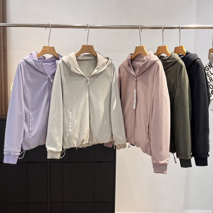 Damen Fleecejacke Mit Kapuze Norvielle