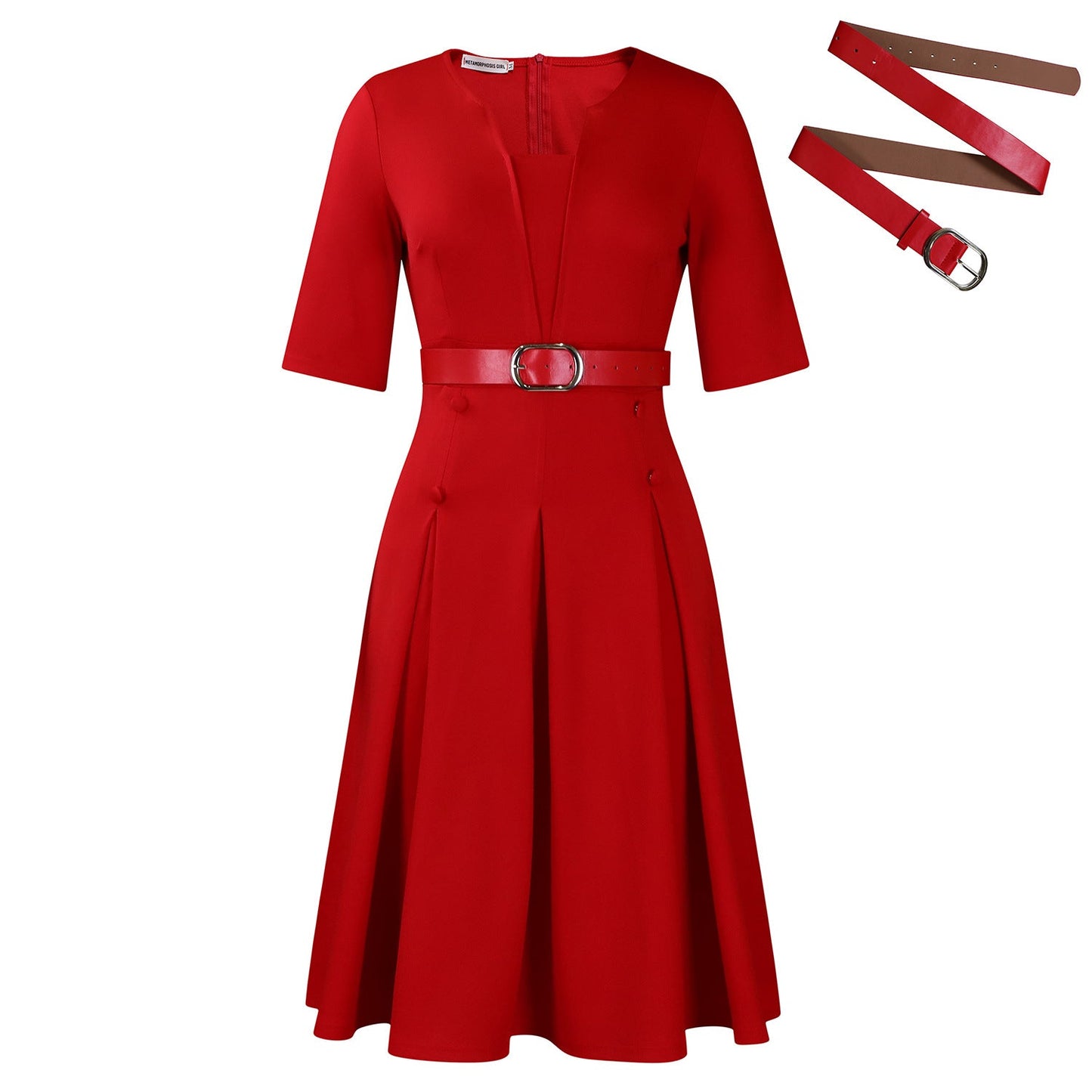 Damen Kleid Tailliert Norvielle