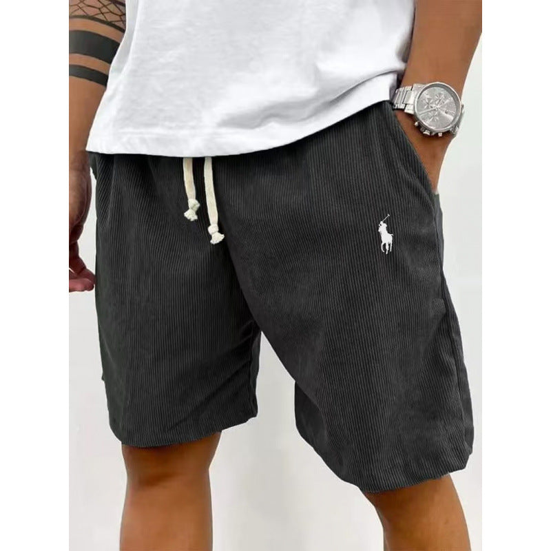 Herren Freizeithose Weiches Baumwoll-Mix Gummizug