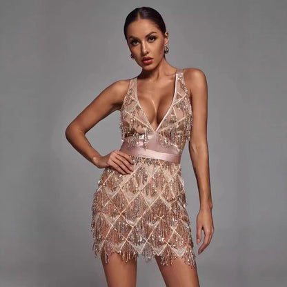 Damen Paillettenkleid Funktionskleid Norvielle