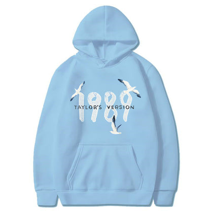 Damen Kapuzenpullover Hochwertige Baumwolle Vogelmotiv