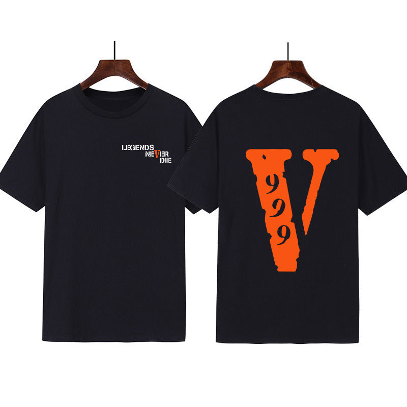 Damen Grafik T-Shirt mit originellem Schriftzug und kreativem Design