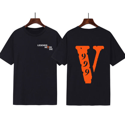 Damen Grafik T-Shirt mit originellem Schriftzug und kreativem Design