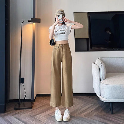 Damen Highwaist Jeans Weit Norvielle