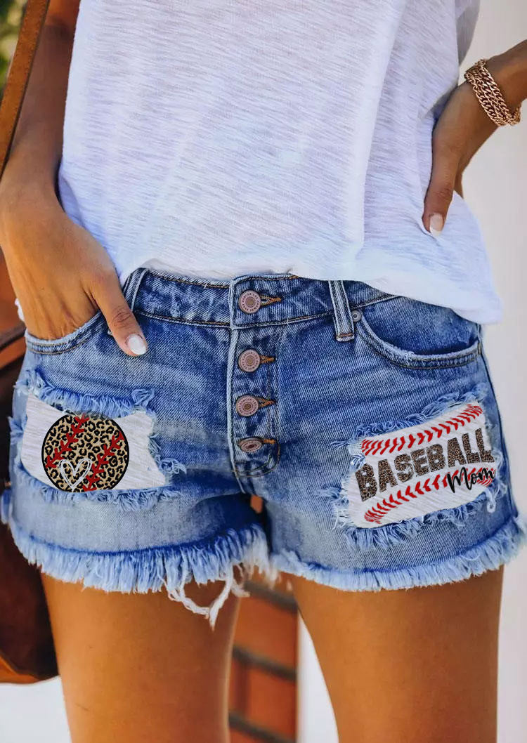 Damen Vintage-Shorts Jeans flaggenmotiviert Norvielle