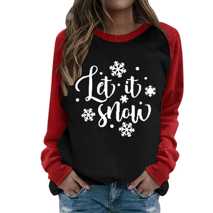Damen Sweatshirt Weihnachtsmotive Norvielle