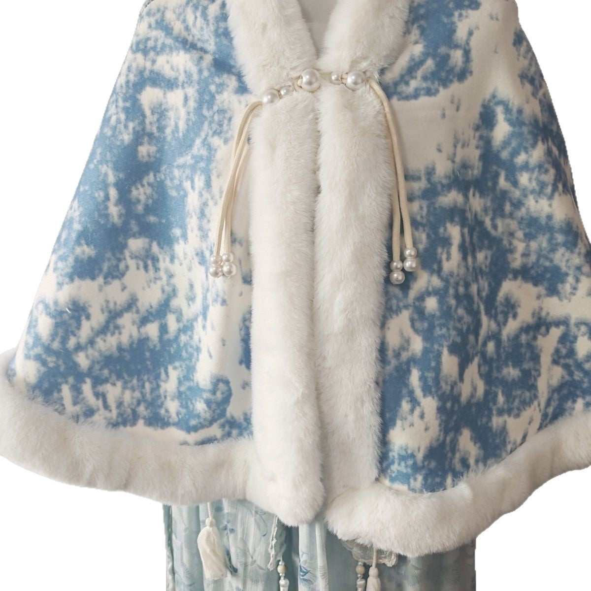 Damen Kuscheljacke Fellkragen Norvielle
