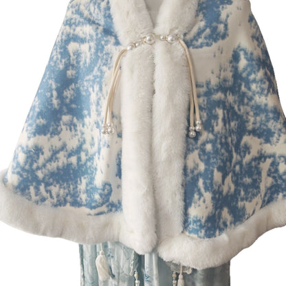 Damen Kuscheljacke Fellkragen Norvielle