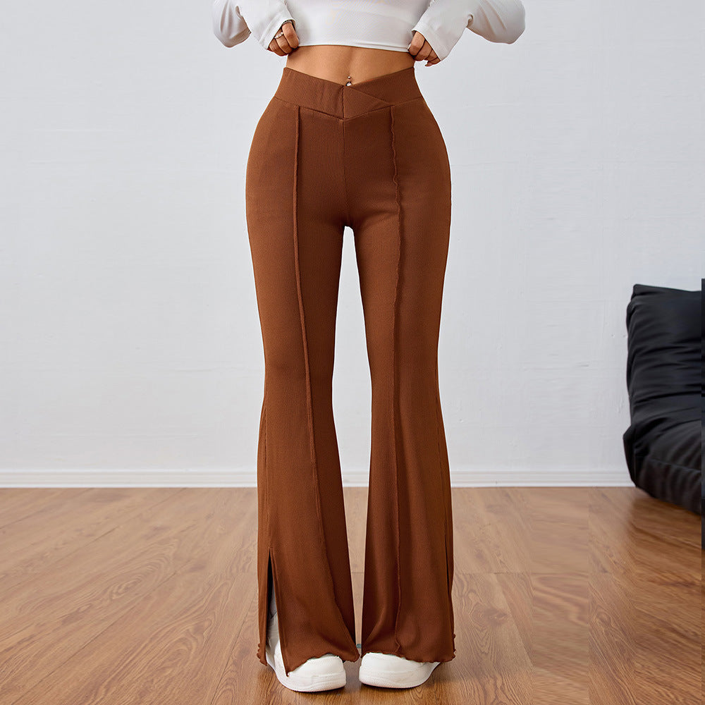 Damen Flared-Hose mit Schlitz Norvielle