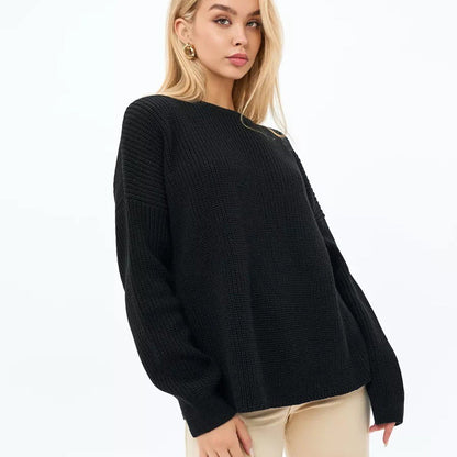 Damen Grobstrickpullover Norvielle