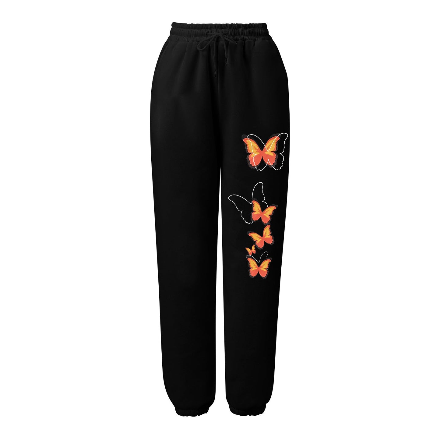 Damen Jogginghose Schmetterlingsdesign Bunt Norvielle
