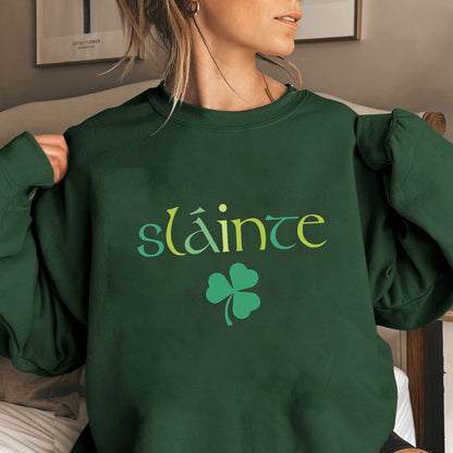 Damen Sweatshirt Voluminöse Ärmel Motiviertes Design Norvielle