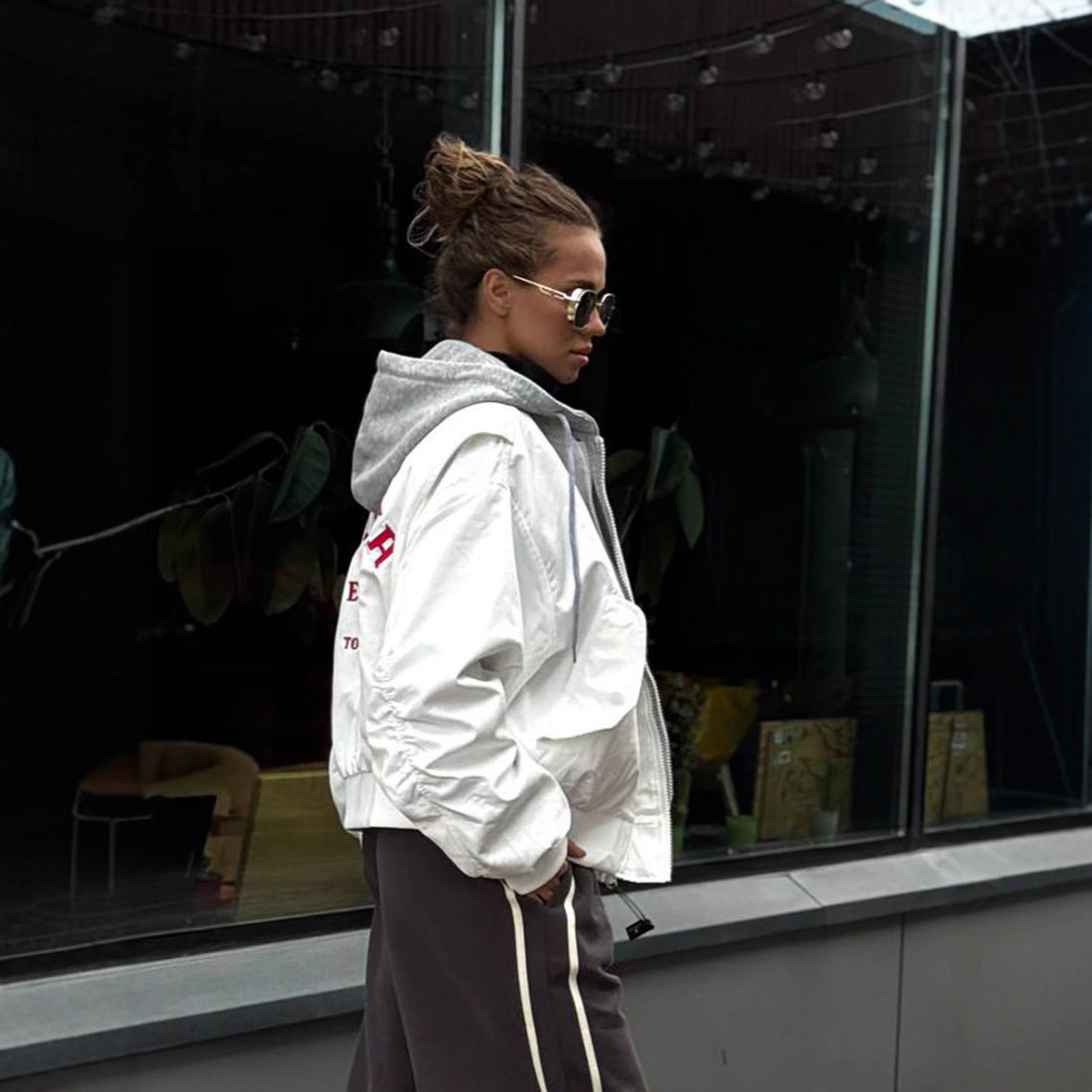 Damen Oversized Freizeitjacke