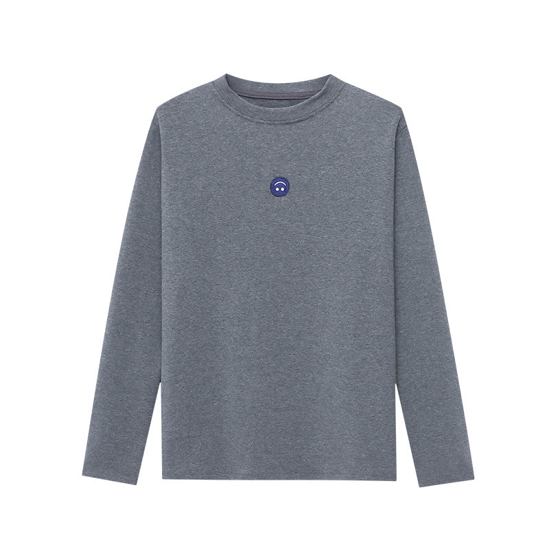 Damen Langarmshirt Minimalistische Grafik Norvielle Weiß