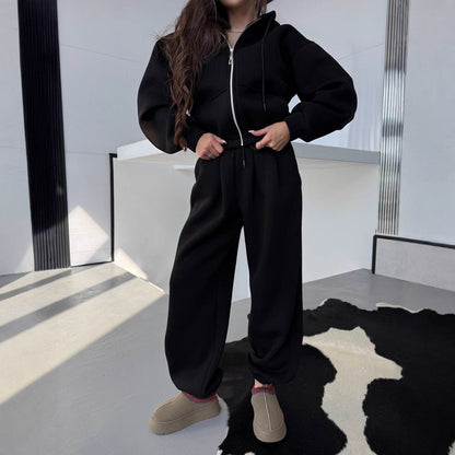 Damen Kapuzenjacke Mit Reißverschluss Durchgehend Norvielle