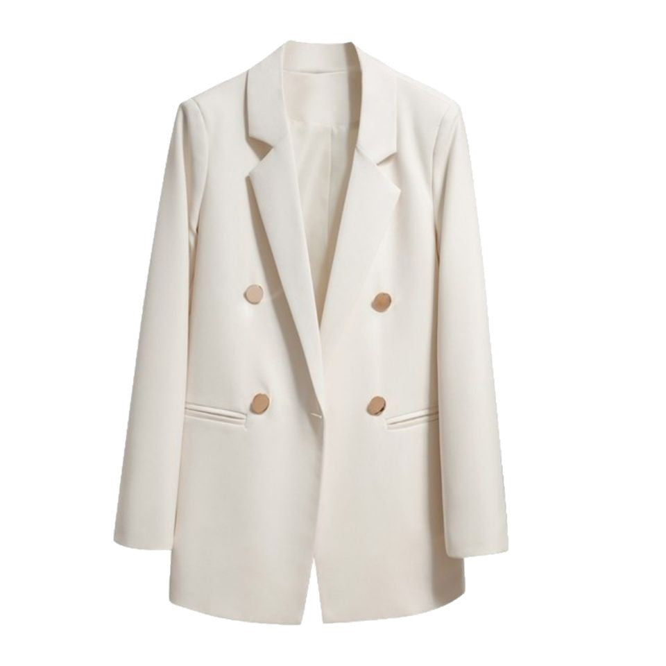 Damen Blazer Doppelter Knopfleiste Modern