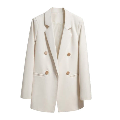 Damen Blazer Doppelter Knopfleiste Modern