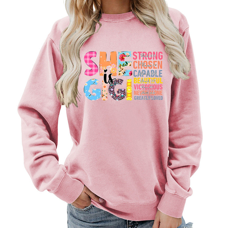 Damen Sweatshirt Inspirierendes Text-Design Norvielle